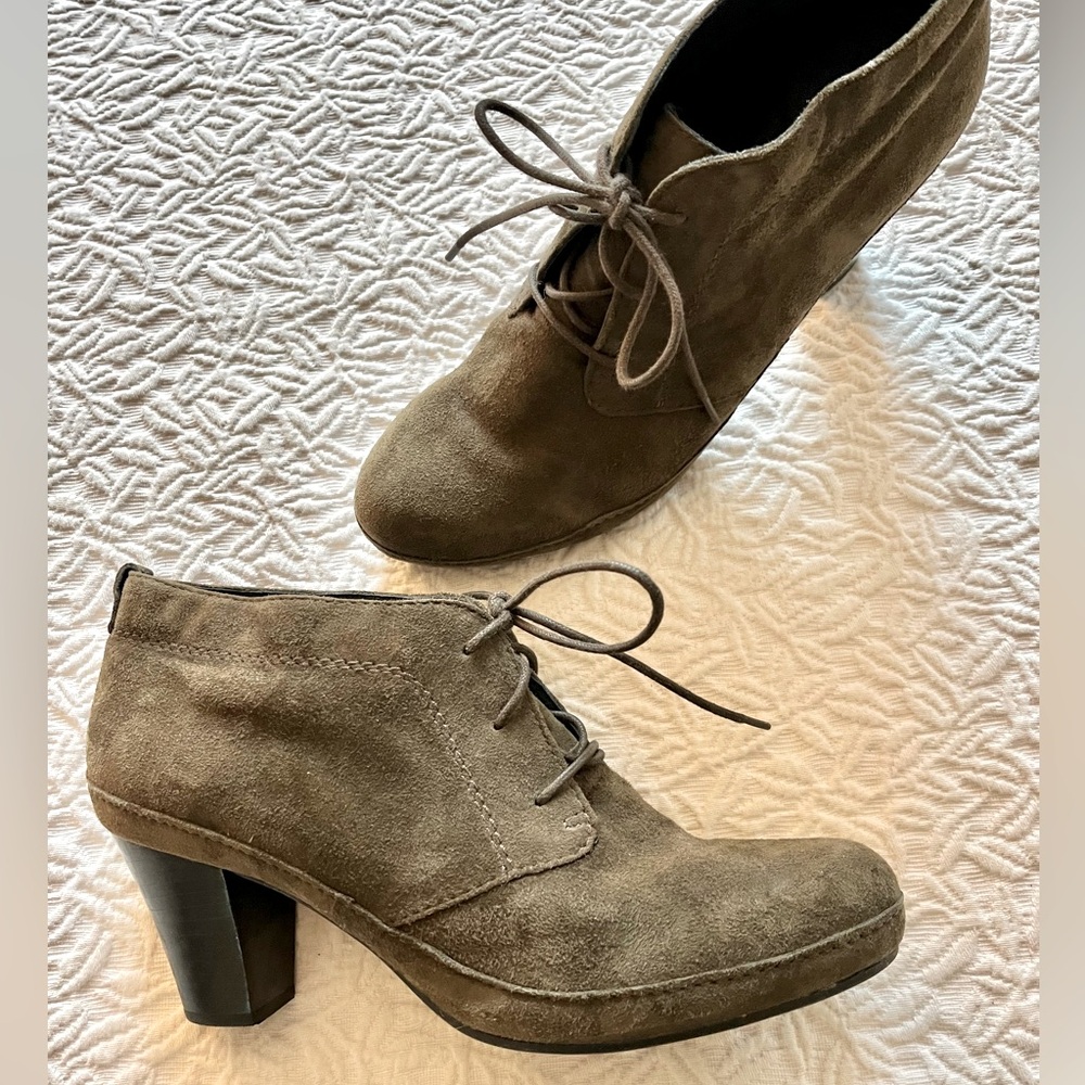 Clark’s suede shoes